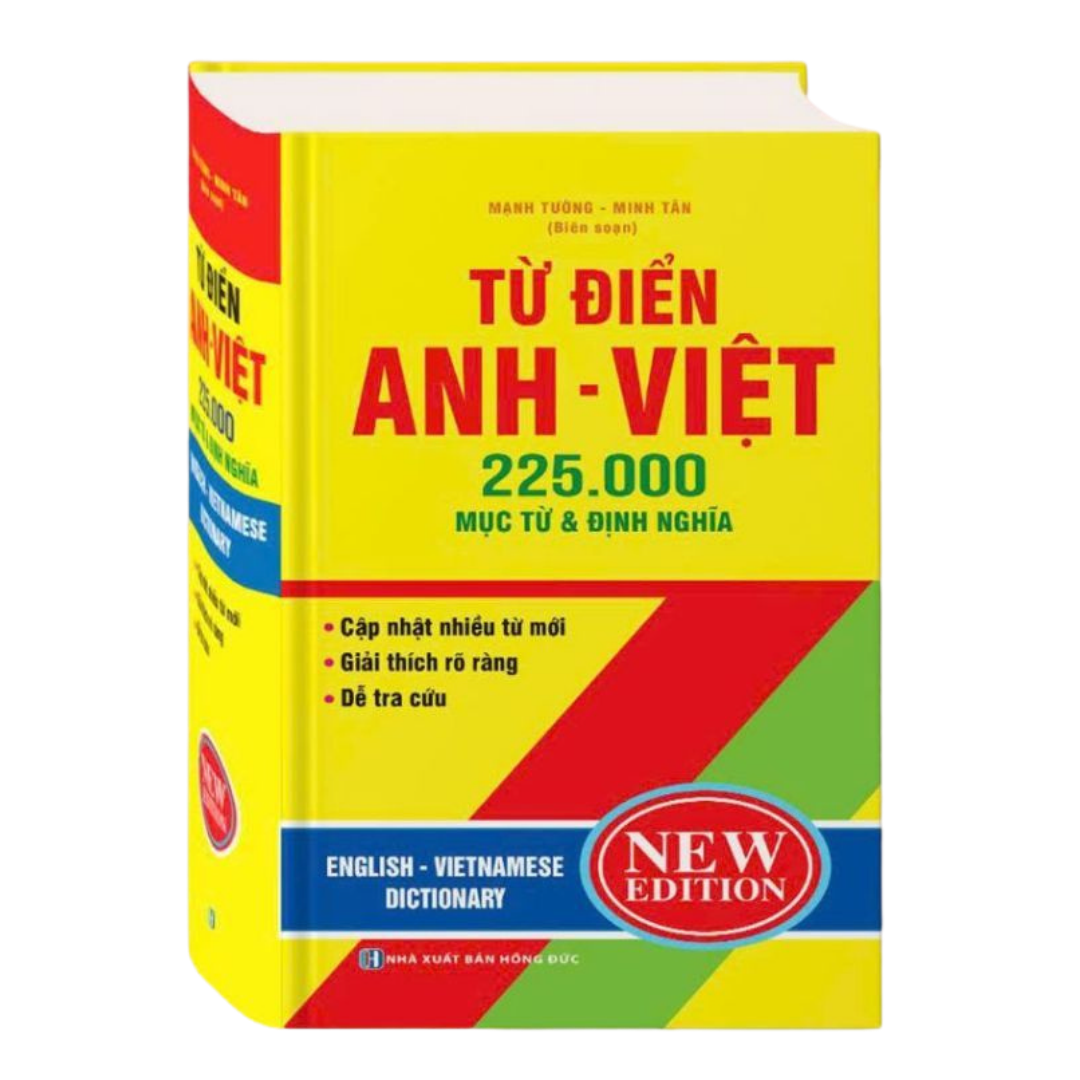 Từ điển Anh Việt 225.000 mục từ & định nghĩa  -  BÌA CỨNG̣